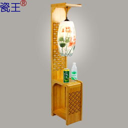 瓷王陶瓷木新古典鏤空雕花落地燈L6203 價格、圖片與品牌信息一覽